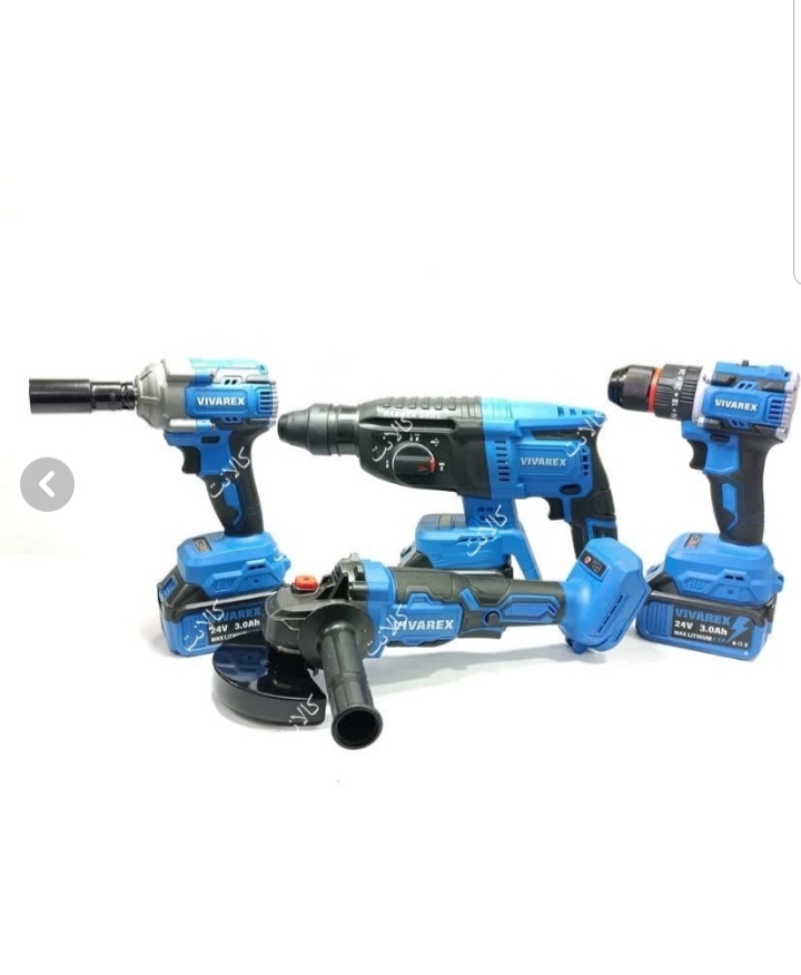 کیت شارژی ۴ عددی براشلس ویوارکس مدل VR2404-BCK ۲۴ ولت