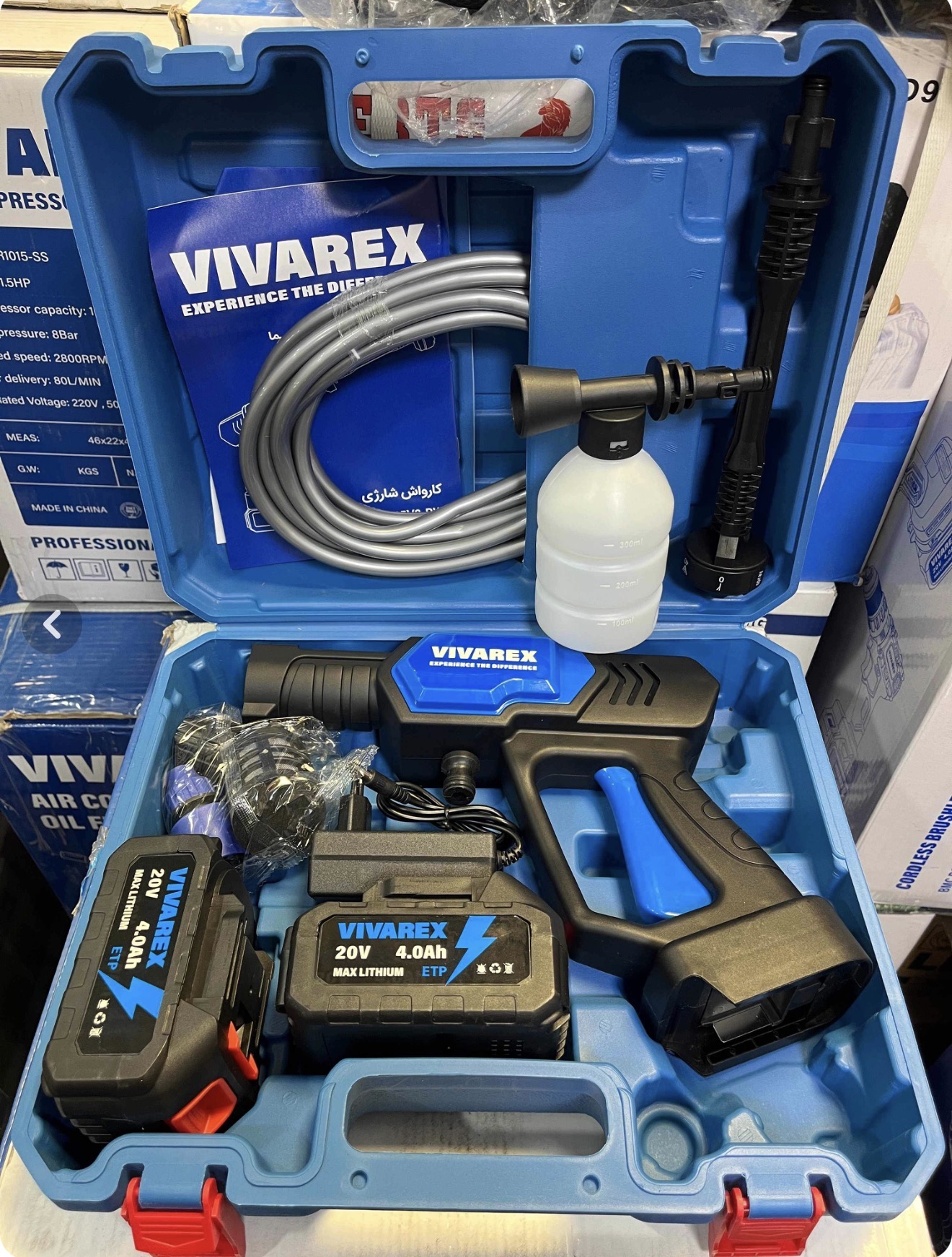 کارواش شارژی ویوارکس مدل VR2425V2-PW