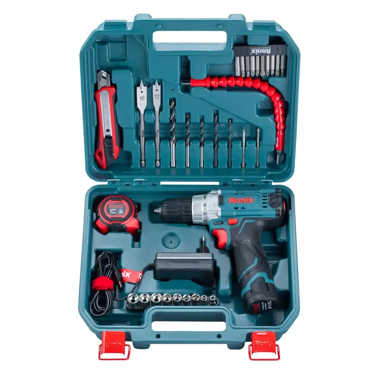 دریل شارژی رونیکس RS-8611 کیت ۳۵ پارچ