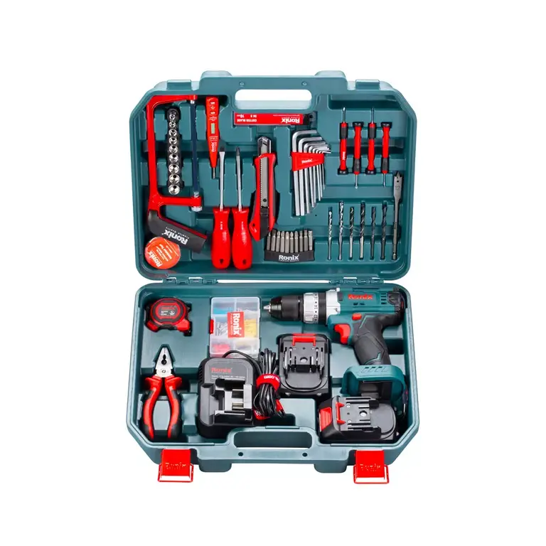 کیت دریل شارژی 20 ولت 53 پارچه رونیکس مدل RS-8620